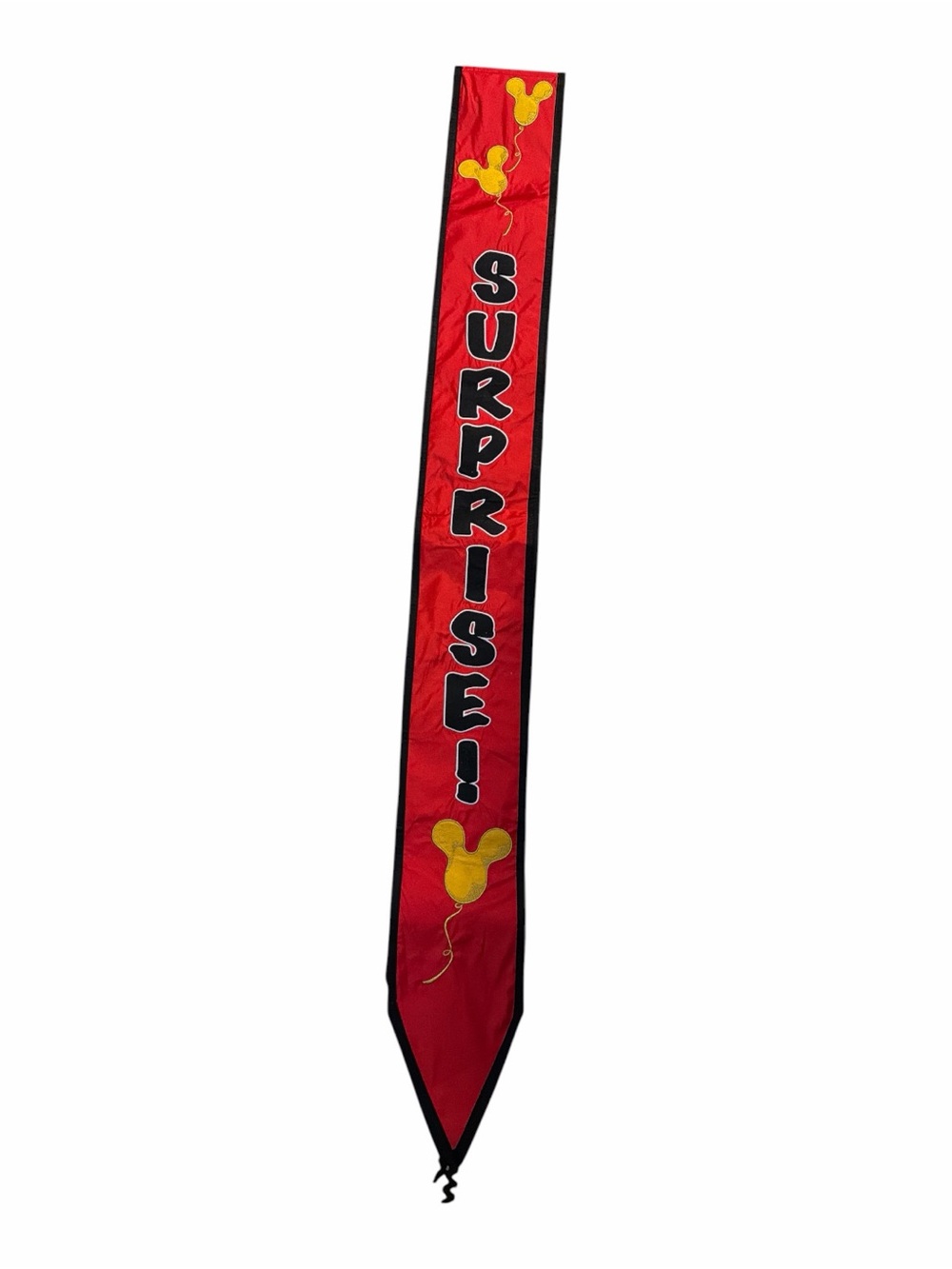 Disney Surprise/Your Pal Mickey Mouse Satin Door Sign Sash Birthday Banner 10ft